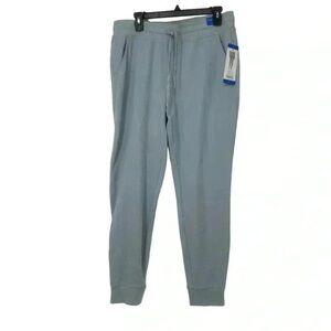 Marc New York Ribbed Joggers L Serenity Blue Lounge Pants NWT Flaw